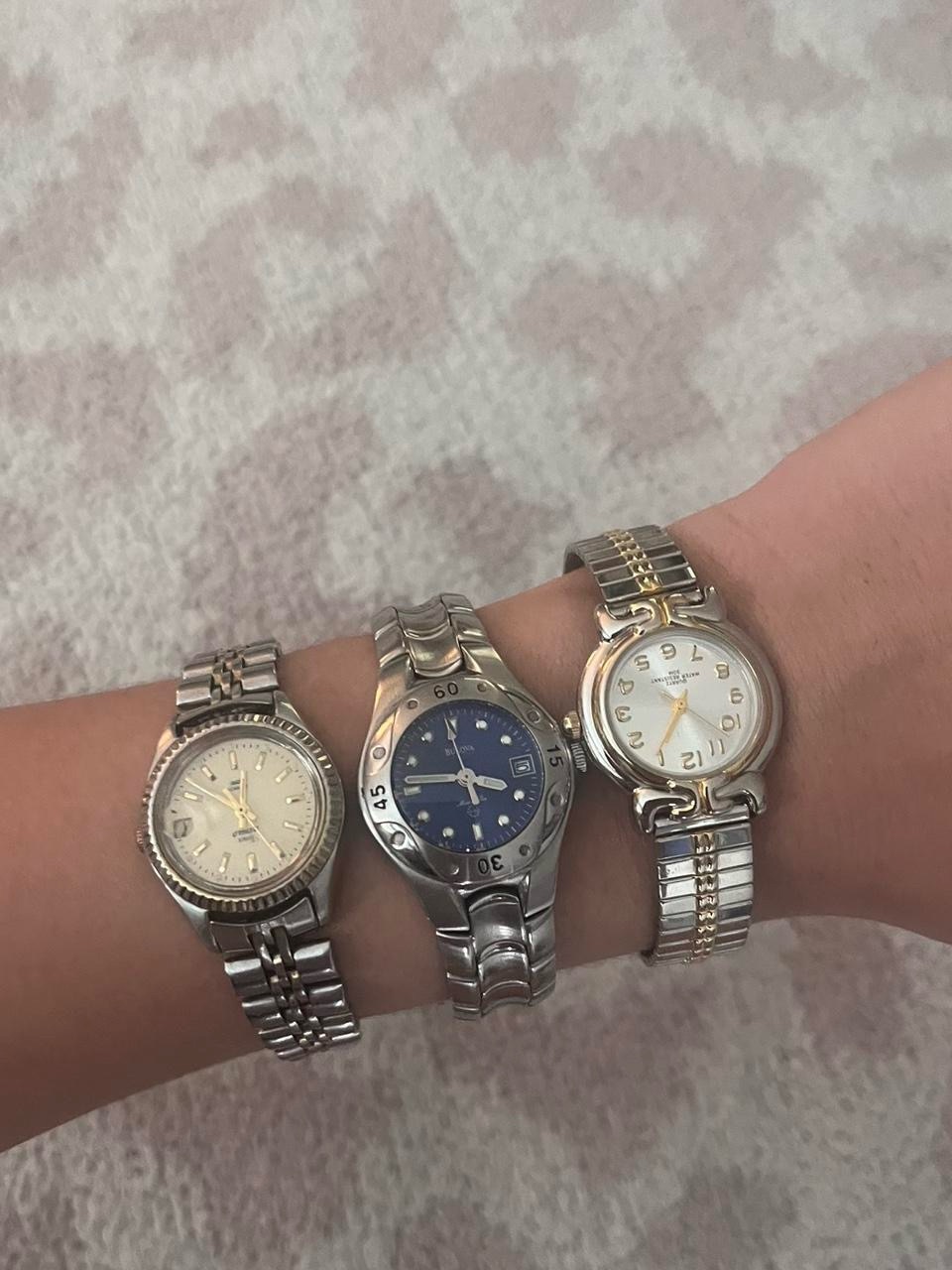 Twotone Bracelet Watch Bundle Of 5